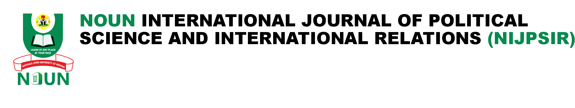 NOUN International Journal of Political Science and International Relations (NIJPSIR)